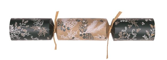 Picture of 12in GREEN & KRAFT FOLIAGE CRACKERS |PK 50