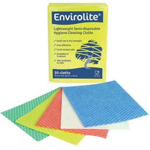 Picture of LIGHTWEIGHT ALL PURPOSE CLOTHS RED |Pack 50