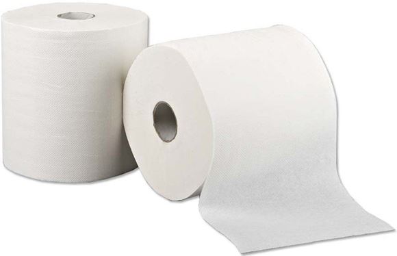 Picture of WHITE 2-PLY ROLL TOWEL 100mtr|Ctn 6