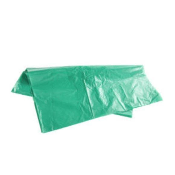 Picture of 5% GREEN MDPE LIGHTWEIGHT SQUARE BIN LINERS