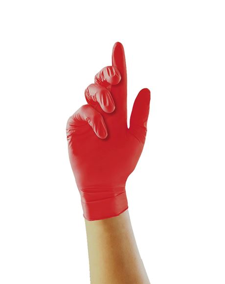 Picture of PREMIUM NITRILE RED POWDER FREE LARGE