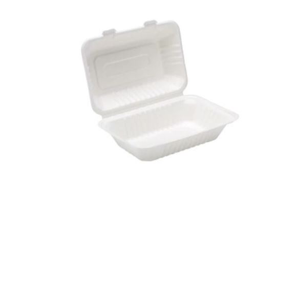 Picture of 9X6in BAGASSE LUNCH BOX