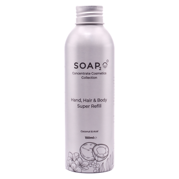 Picture of SOAP2O LIQUID HAND, HAIR & BODY WASH SUPER REFILL
