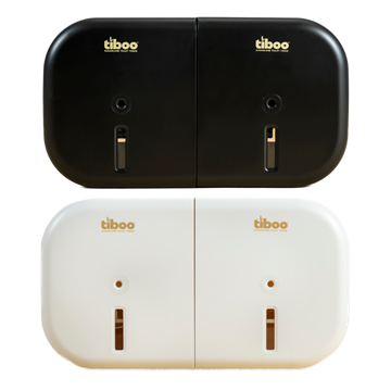 Picture of TIBOO SYSTEM X TWIN MINI TOILET ROLL SYSTEM