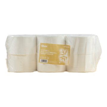 Picture of SYSTEM X TWIN MINI TOILET ROLLS 2PLY 140M