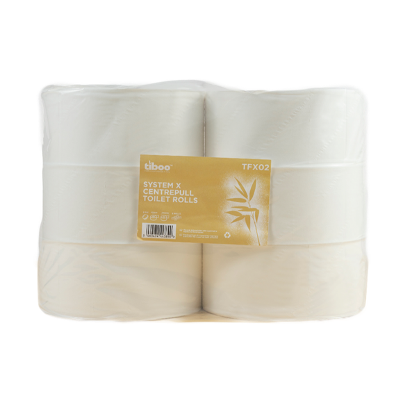 Picture of SYSTEM X JUMBO TOILET ROLLS 2PLY 250M