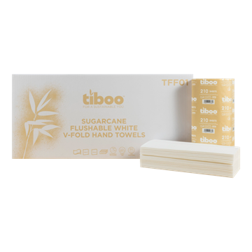 Picture of 2PLY WHITE FLUSHABLE SUGARCANE INTERFOLD TOWE