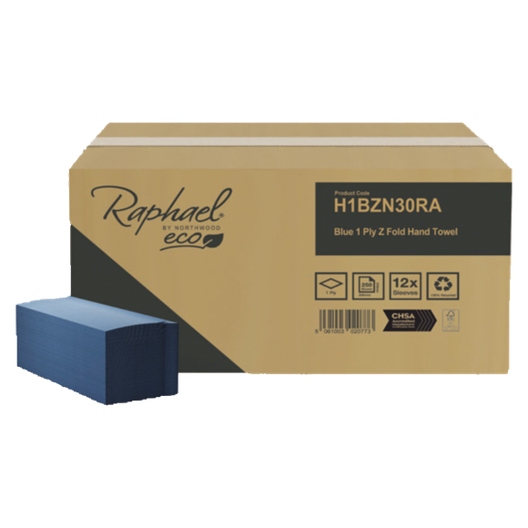 Picture of RAPHAEL 1PLY ZFOLD HAND TOWEL BLUE