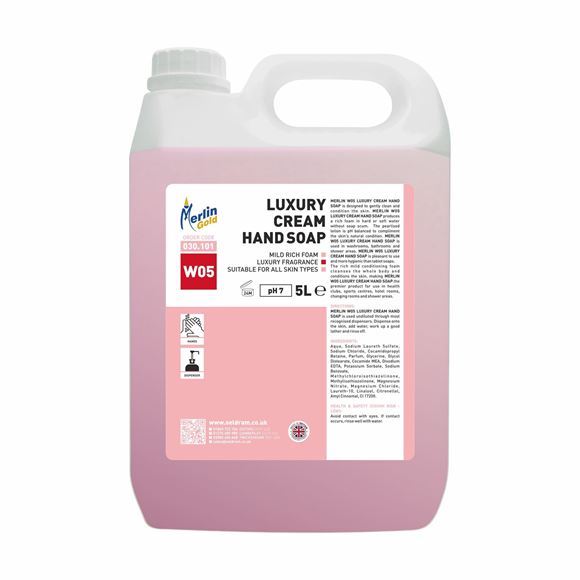 Picture of MERLIN W05 LUXURY CREAM HAND SOAP 5ltr