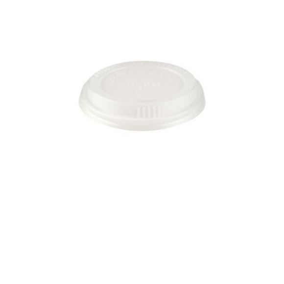 Picture of 10 - 16oz COMPOSTABLE WHITE SIP THRU LIDS