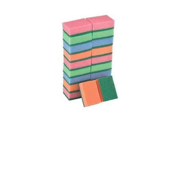 Picture of MINI GREEN SPONGE SCOURERS |Ctn 10