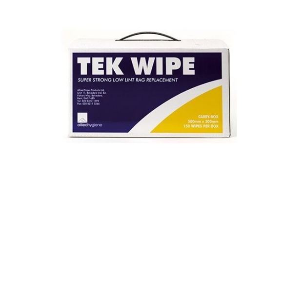 Picture of HYRDOMAX WHITE TEK WIPE BOX 30x50cm -  150 SHEET